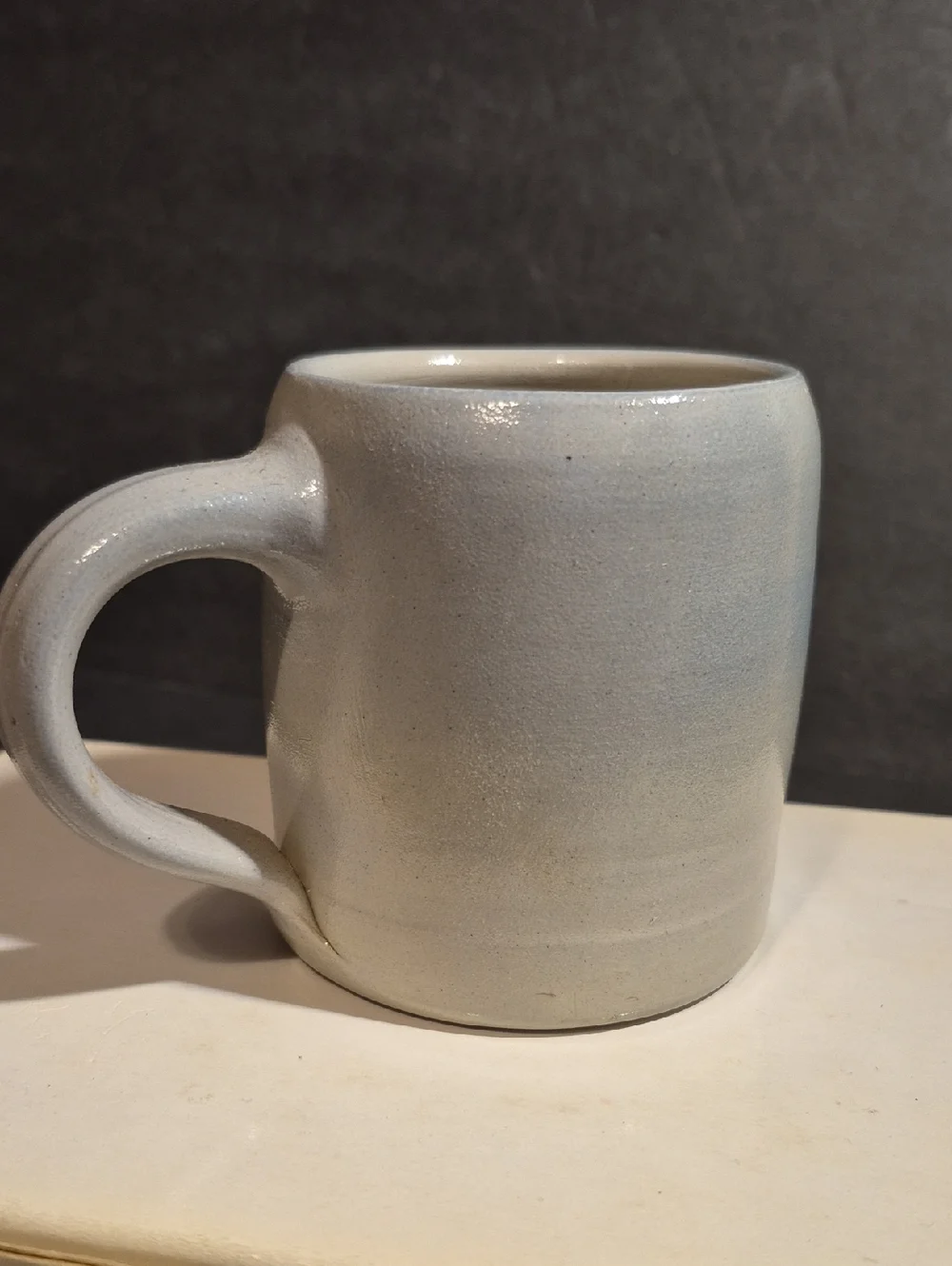 Salt Glaze Blue Decorated Small Stein 3 3/4